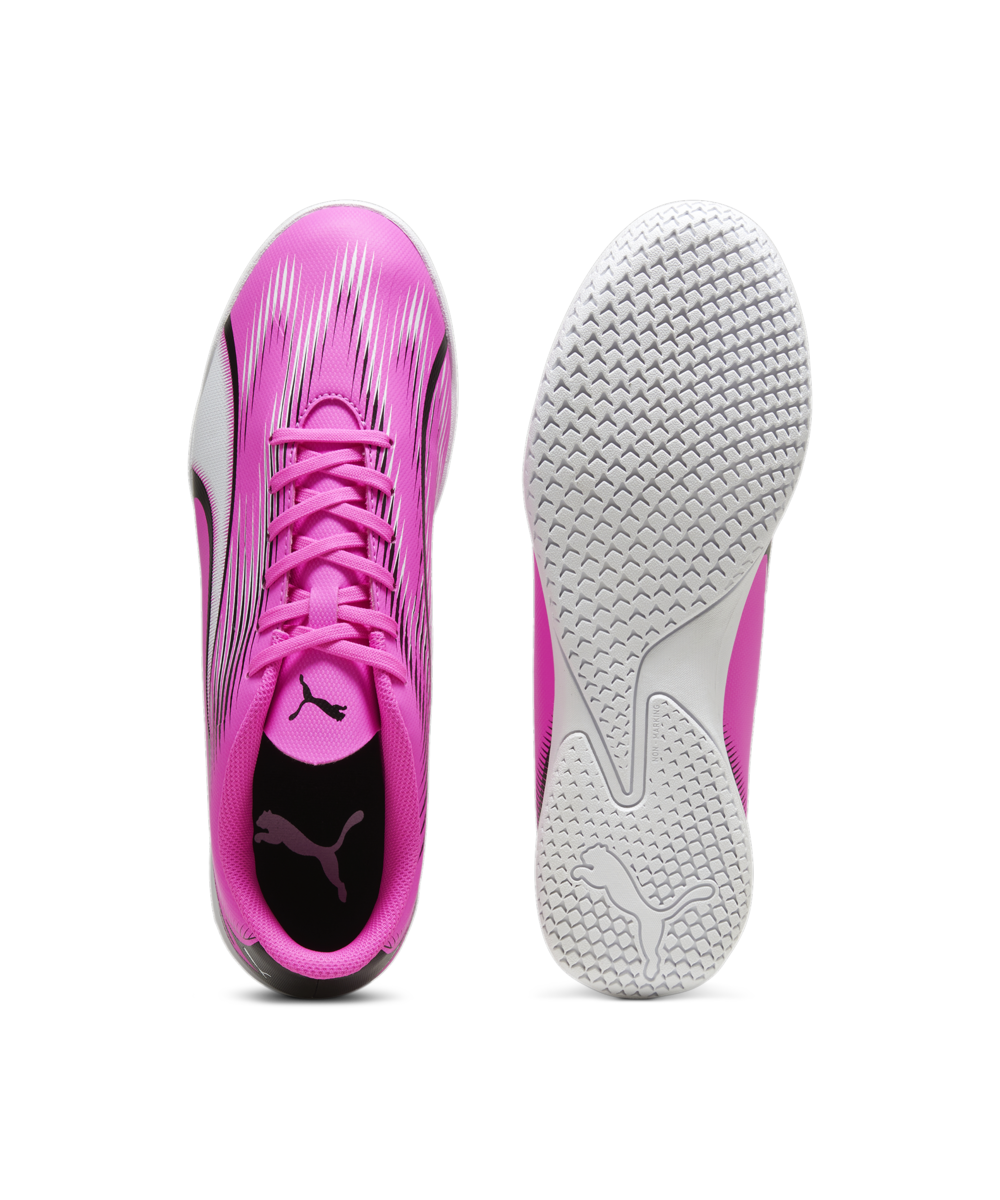 PUMA Ultra Play IT Adult Indoor Soccer Shoes 107766 01 PINK BLACK WHITE