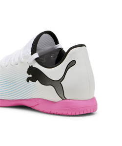 PUMA Future Play IT Junior Indoor Soccer Shoes 107739 01 WHITE/BLACK/PINK