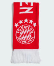 Load image into Gallery viewer, adidas FC Bayern Scarf IB4587 Red/White