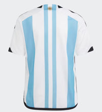 Load image into Gallery viewer, adidas Argentina 22 Winners Youth Home Jersey IB3595 White/Light Blue