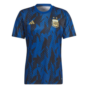 Adidas Argentina FA Youth Prematch Jersey HG7234 NAVY/BLACK