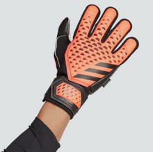 Load image into Gallery viewer, adidas Predator GL Match Fingersave Goalie Gloves HN3337 ORANGE/BLACK