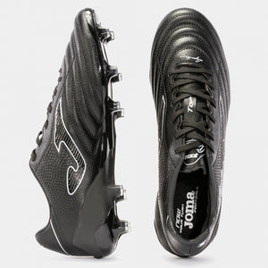 Joma Aguila Firm Ground Soccer Cleats ATOPW2101FG BLACK/WHITE