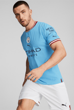 Load image into Gallery viewer, Puma Manchester City F.C. Home 22/23 Authentic Adult Jersey 765709 01 Light Blue/Intense Red
