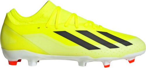 adidas X Crazyfast League FG Adult Soccer Cleats IG0605 Team Solar Yellow/Core Black/Cloud White