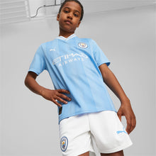Load image into Gallery viewer, Puma Manchester City Youth Home Replica Jersey  2023/24 770441 01 blue/white