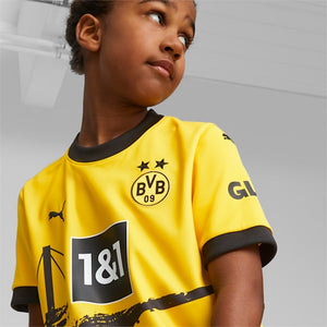 Puma Borussia Dortmund BVB Home Jersey Juniors 770607 01 YELLOW/BLACK