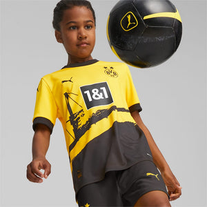 Puma Borussia Dortmund BVB Home Jersey Juniors 770607 01 YELLOW/BLACK