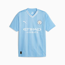 Load image into Gallery viewer, Puma Manchester City Adult Home Jersey 2023/24 770438 01 blue/white