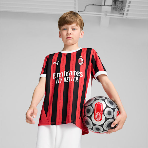 Puma AC Milan 24/25 Home Youth Jersey 774984 01 Red/Puma Black – Soccer Zone
