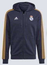 Load image into Gallery viewer, adidas Real Madrid CF 23/34 DNA Full-Zip Hoodie Adult HY0619 NAVY/ORANGE