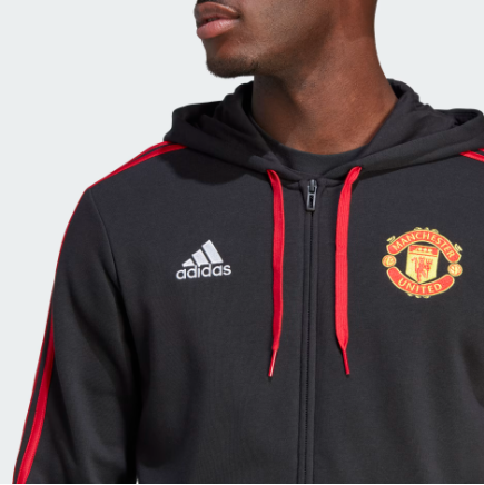 Adidas hoodie 2025 red and black