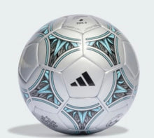 Load image into Gallery viewer, Messi Soccer Ball IA0972 Silver/Blue