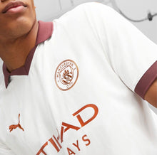 Load image into Gallery viewer, PUMA Manchester City Authentic Away Jersey Adult 23/24 770448 02 white/maroon