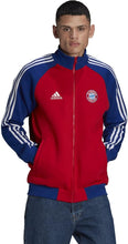 Load image into Gallery viewer, adidas FC Bayern Munich 21/22 Anthem Jacket H67174 RED/BLUE