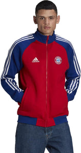 adidas FC Bayern Munich 21/22 Anthem Jacket H67174 RED/BLUE