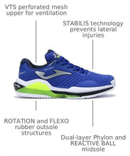 Load image into Gallery viewer, Joma Men’s Pickleball Court Shoes 2504 Royal PICKS2504