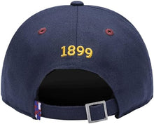 Load image into Gallery viewer, Fan Ink FC Barcelona &#39;Marina&#39; Adjustable Slider Buckle Soccer Hat/Cap FCB-2071-4009