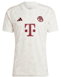 adidas FC Bayern Munich 3rd Jersey Adult 23/24 HR3725 CREME