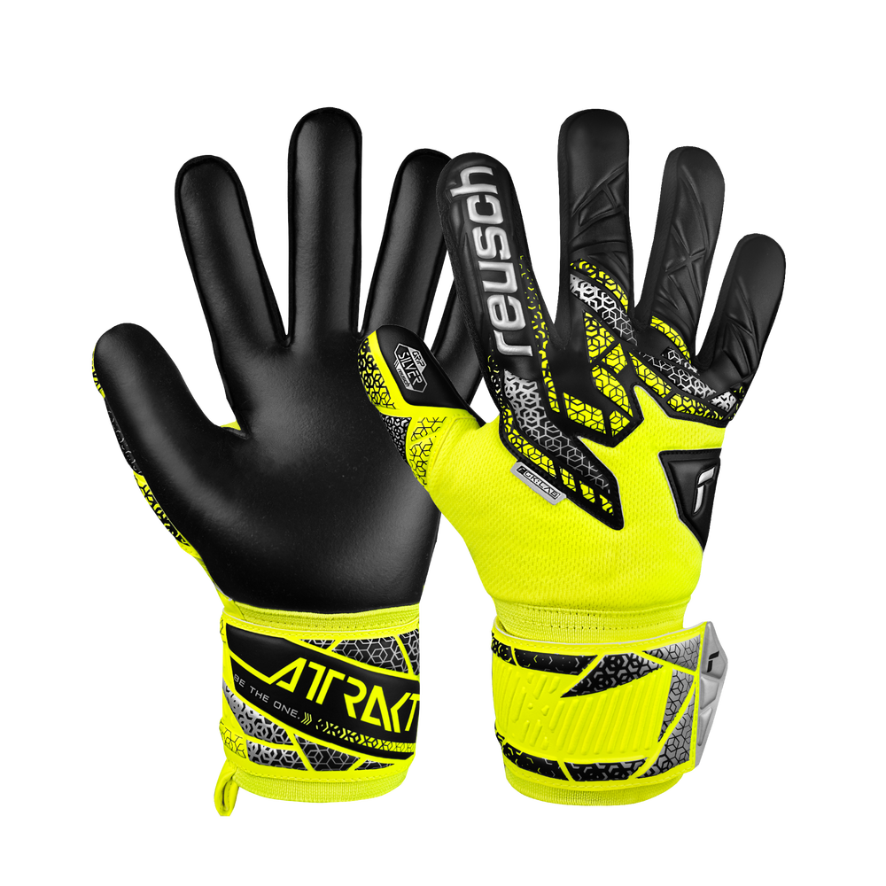 Reusch Attrakt Gold NC Finger Support Goalkeeper Gloves - 5560150