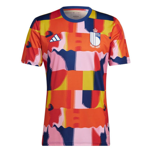 adidas Belgium Pre Match Shirt HE1445 Multicolor