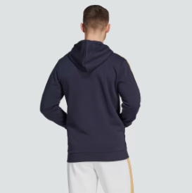 Adidas orange 2025 zip hoodie