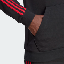 Load image into Gallery viewer, adidas Manchester United FC 23/24 DNA FZ Hoodie Adult IA8529 Black/Red