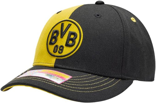 Fan Ink Borussia Dortmund 'Marina' Adjustable Slider Buckle Soccer Hat/Cap BVB-2071-4009
