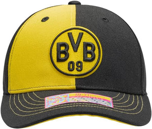 Fan Ink Borussia Dortmund 'Marina' Adjustable Slider Buckle Soccer Hat/Cap BVB-2071-4009