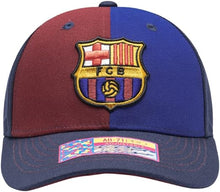 Load image into Gallery viewer, Fan Ink FC Barcelona &#39;Marina&#39; Adjustable Slider Buckle Soccer Hat/Cap FCB-2071-4009