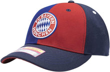Load image into Gallery viewer, Fan Ink Bayern Munich &#39;Marina&#39; Adjustable Slider Buckle Soccer Hat/Cap BAY-2071-4009