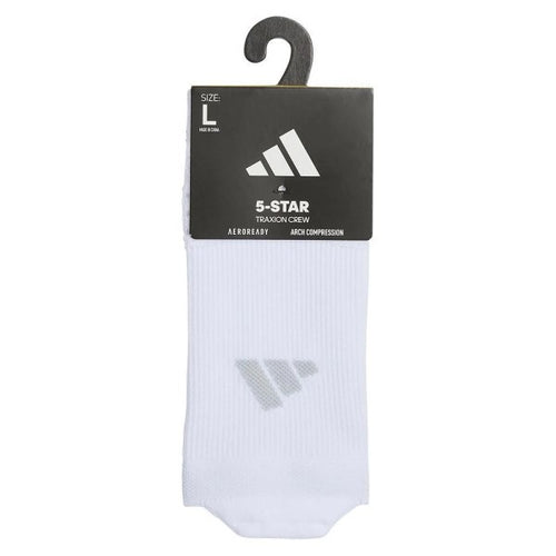 adidas WHITE 5-STAR TEAM TRAXION CREW 5157941