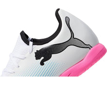 Load image into Gallery viewer, PUMA Future 7 Play IT Adult Indoor Soccer Shoes 107727 01 WHITE/BLACK
