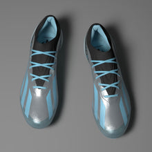 Load image into Gallery viewer, adidas X CrazyFast Messi.1 Firm Ground Soccer Cleats IE4079 Silver/Blue/Black