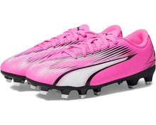 Load image into Gallery viewer, PUMA Ultra Play FG/AG Junior Soccer Cleats 107775 01 PINK/BLACK