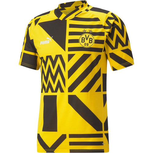 PUMA Borussia Dortmund Prematch Jersey Adult 767655 07 YELLOW/BLACK