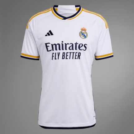 adidas Real Madrid CF Home Adult Jersey 2023 24 HR3796 WHITE