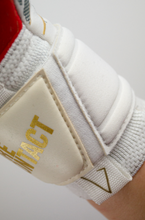 Load image into Gallery viewer, Reusch Pure Contact Gold X Glueprint Goalkeeper Glove 5370075 1011 WHITE/GOLD/RED