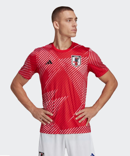 adidas Japan Pre-Match Adult Jersey HD8922 Red/White