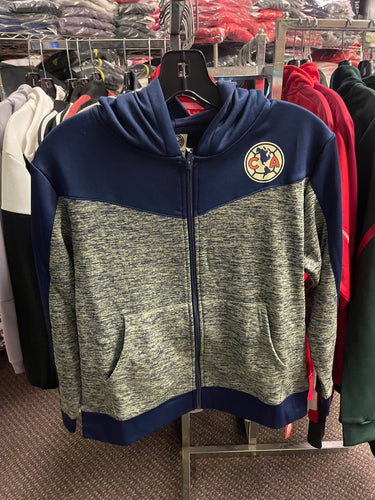 Icon Sports Club America Jacket CA52PH-N Navy/Grey