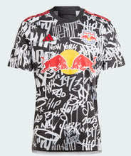 Load image into Gallery viewer, adidas New York Red Bull 23/24 Third Jersey HZ2031 Black /Team Collegiate Red