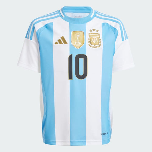 adidas Argentina 24 Messi Home Youth Jersey IX7794 White/Blue Burst