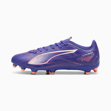 Load image into Gallery viewer, Puma Ultra 5 Play FG/AG Adult Soccer Cleats 107689 01 Lapis Lazuli/PUMA White/Sunset Glow