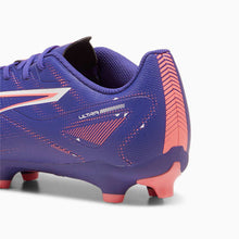 Load image into Gallery viewer, Puma Ultra 5 Play FG/AG Adult Soccer Cleats 107689 01 Lapis Lazuli/PUMA White/Sunset Glow