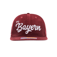 Load image into Gallery viewer, Fan Ink Bayern Plush Snapback Hat - Red BAY-2091-5546