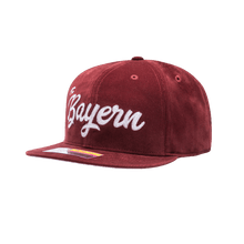 Load image into Gallery viewer, Fan Ink Bayern Plush Snapback Hat - Red BAY-2091-5546