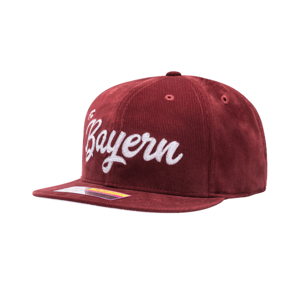 Fan Ink Bayern Plush Snapback Hat - Red BAY-2091-5546