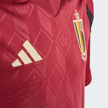 Load image into Gallery viewer, adidas Belgium 24 Home Youth Jersey IQ0777 Team Coll Burgundy 2
