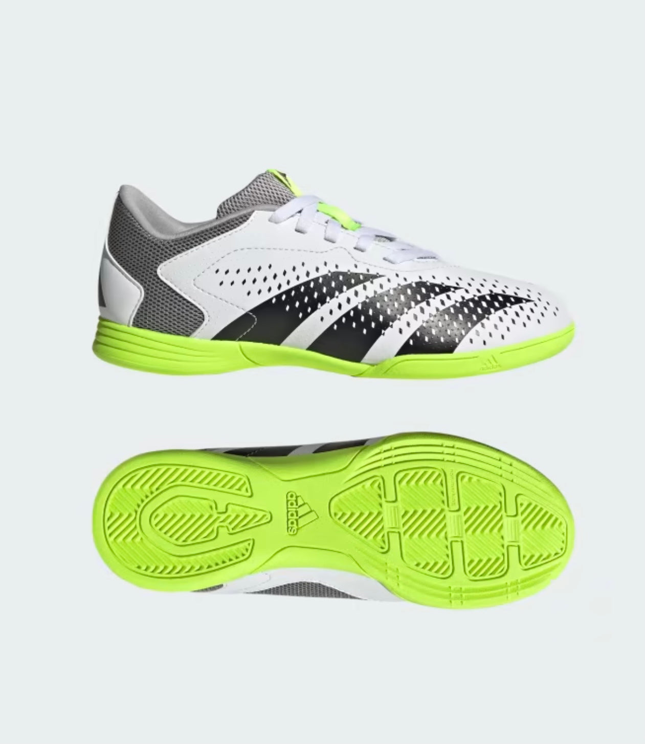 adidas gazelle silver green womens adidas Predator Club Sala Youth Indoor Shoes Soccer ID3803 Grey 2 main image 1