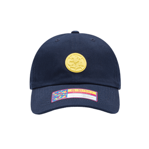 Fan Ink Club America Casuals Hat CAM-2051-5477 NAVY/YELLOW CREST